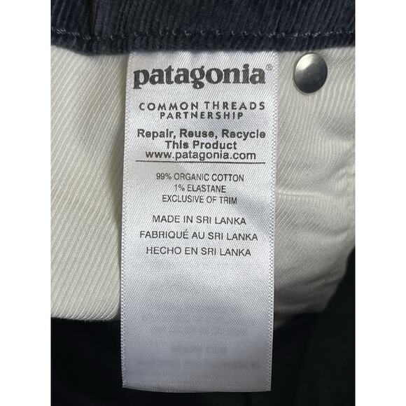 Patagonia‎ Pants Womens 28 Blue Corduroy Straight Leg 5 Pockets Stretch Regular - Picture 10 of 14